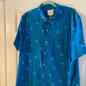 Mens American Eagle Button Down Shirt XXL